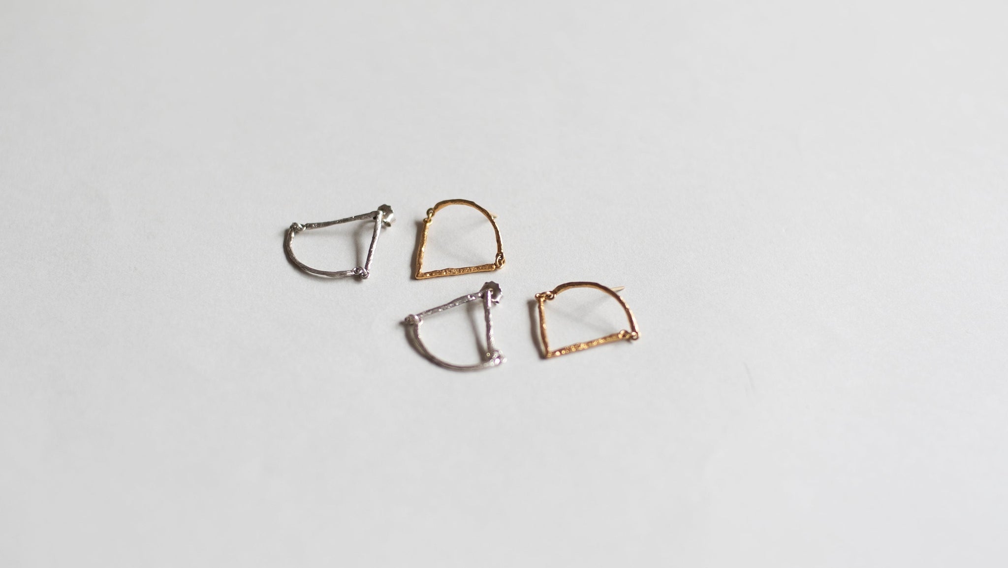 Aretes Palos Bicolor