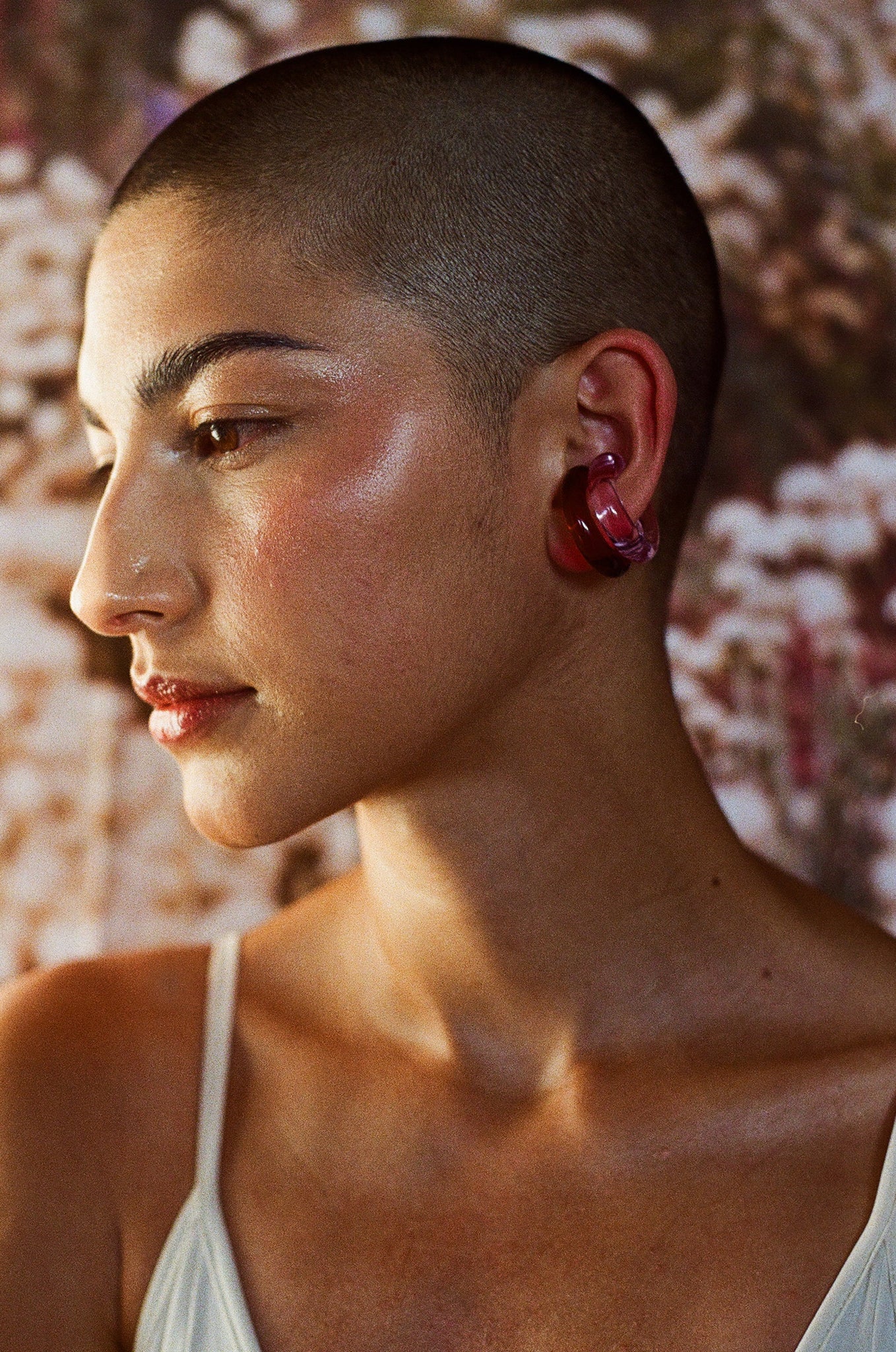 Ear Cuffs en Vidrio Soplado