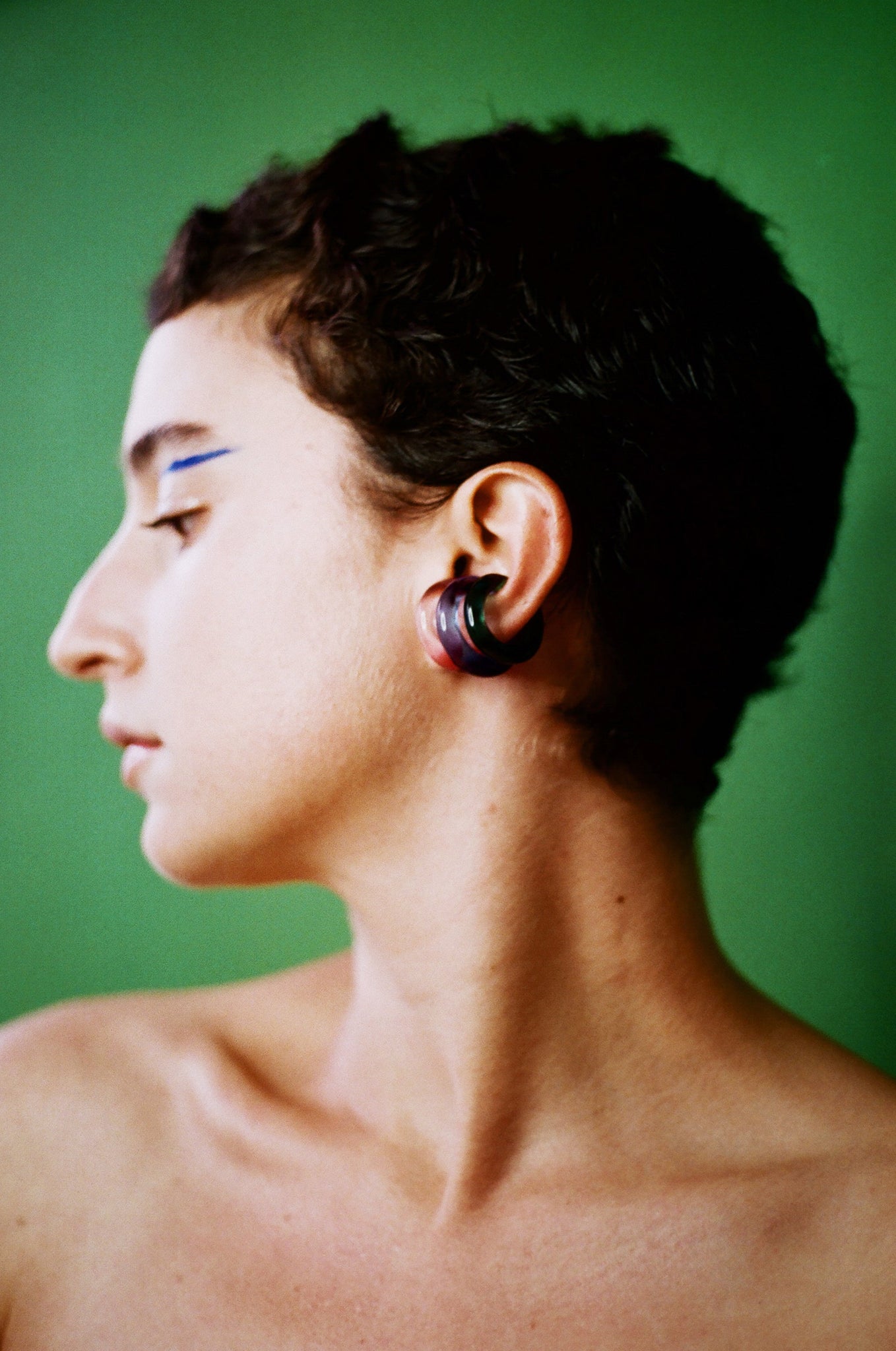 Ear Cuffs en Vidrio Soplado